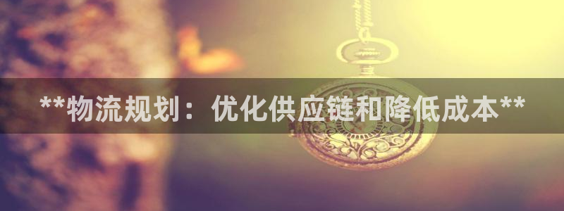 28圈软件堵什么反什么：**物流规划