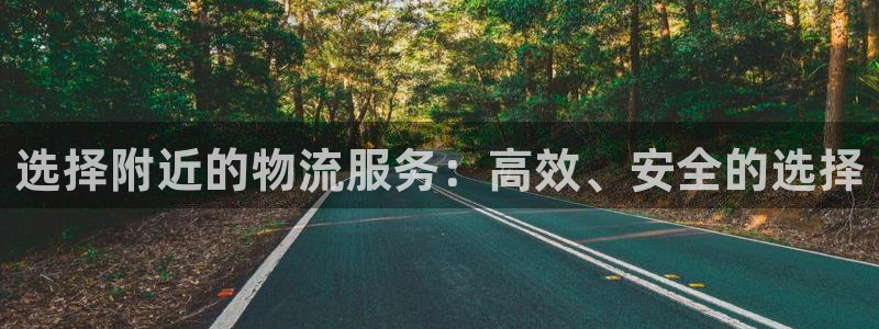 28圈昵称：选择附近的物流服务：高效