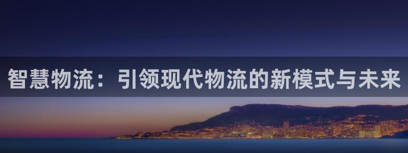 28圈比特28真实吗：智慧物流：引领现代物流的新模式与未来